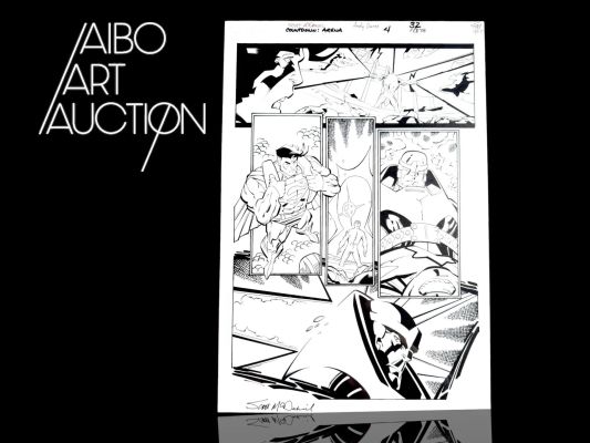 Scott McDaniel Justice... | Lot 46 - Scott Mcdaniel Justice League : countdown arena Planche... | Aibo Art Auction