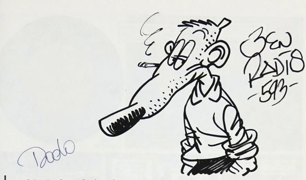 Ben Radis Dédicace... | Lot 39 - BEN RADIS Dédicace représentant le leader des Closh... | Vermot et Associés