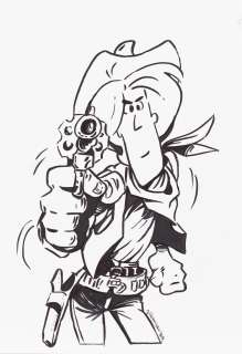 Jarosław "Jaro" Wojtasiński (1973) | Jarosław "Jaro" Wojtasiński (1973) | Wild Bill, szkic do okładki, 2016 | Desa Unicum