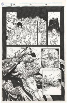 Liam Sharp | Incredible Hulk #431 p12 (½ Splash) | Nostalgic Investments