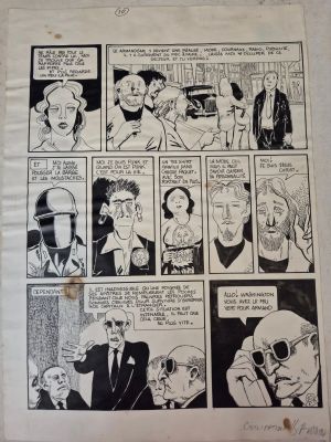 [Bd] Baudoin Edmond... | [BD] BAUDOIN Edmond (né en 1942) Planche originale... | Nice Enchères