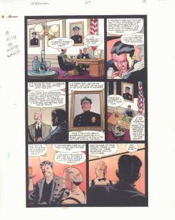 John Kalisz, Steve Yeowell, Wade Von Grawbadger - Starman #47 P.12 Color Guide Art - Commissioner - 1998