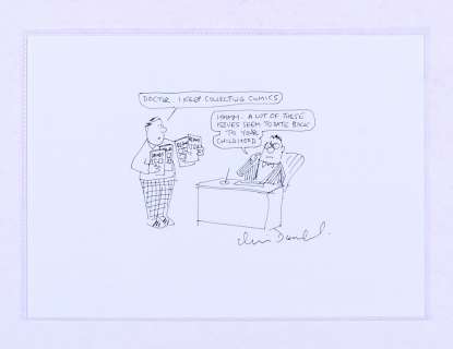 Original sketch drawn and signed by Chris Donald | Comic Book Auctions ltd