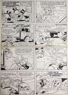 Jose Luis Lopez - Original Page - H 82099 - Donald Duck - Donald in wisselgeld - Original page - (1983) | Catawiki