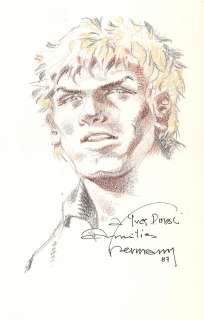 Hermann | Jérémiah, illustration aux crayons de couleurs s… | Banque Dessinée