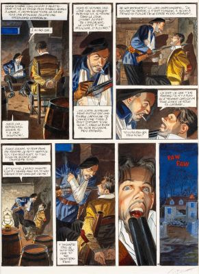 Jean-Pierre GIBRAT... - Lot 56 - Jean-Pierre GIBRAT (né en 1954) Le sursis - Tome 2 Encres...