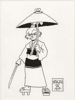 Stan Sakai | Created for auction, 9x12 | Hero Initiative