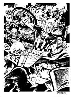 CHRIS SAMNEE - Created for auction, 9x12