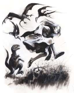 Follet, René - Dessin original + livre - Bob Morane - L’Oeil de l’Iguanodon - (2009) | Catawiki