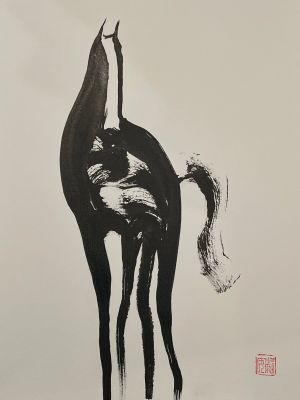 David Mack | The Year of the Horse Brush & Ink Illustration 5 | Kirby’s Comic Art