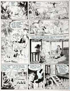 Maltaite | 421, planche n°15 Ã  l’encre de Chine de l’épiso… | Banque Dessinée