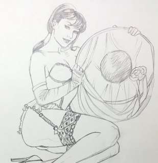 Giovanna Casotto - Original art - Pin-up - Original Drawing - (2009) | Catawiki