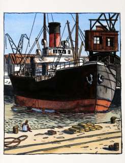 Loustal | 50000 Dinars, illustration Ã  l’encre de Chine et … | Banque Dessinée