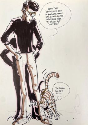 Rossi Les Errances... | Lot 476 - ROSSI Les errances de Julius Antoine Dédicace sur l’album... | Vermot et Associés