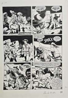 Tavola originale Alessandro Piccinelli Tex n.580 Le campane di San Rafael p.99 | Venere Comic Art