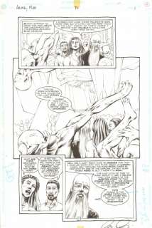 Fred Harper, Jason Temujin Minor - Animal Man #86 P. 6 - Demon Stronghold - Signed