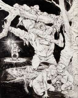   					Lot 8: Will Eisner signed cover illustration of "The Spirit" for Kitchen Sink‘s Spirit Magazine #41.    				