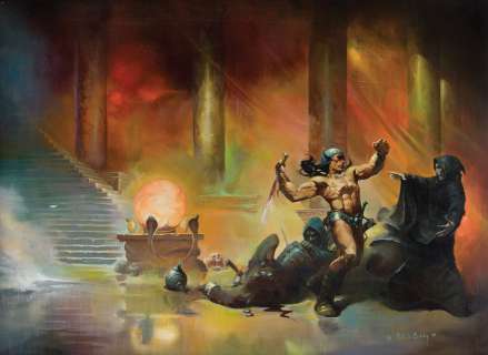 Ken Kelly original painting Chamber of Illusions . | Profiles in History