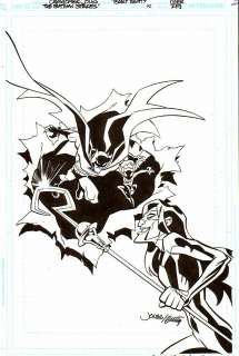 Christopher Jones, Terry Beatty - batman strikes #40 cover (2008)