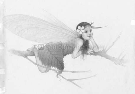 Erlé Ferronnière - Fée sur la branche - Fées et Déesses