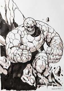 Valerio Schiti - Illustrazione Originale - "The Thing" - tecnica mista - A3 - Loose page - Other (2019) | Catawiki