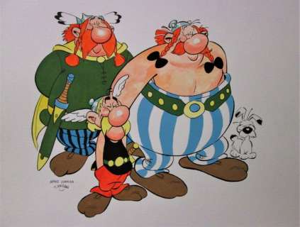 Frisano, Thomas - Dessin original - Hommage Ã  Uderzo - Asterix | Catawiki