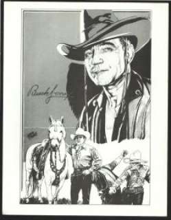 Buck Jones Real West Movie Hall of Fame Series Print | DTA Collectibles