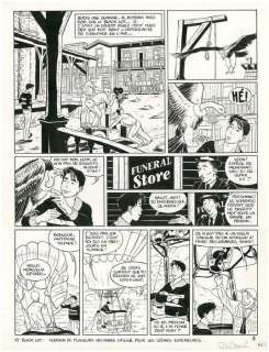 David, Dominique - Planche originale - Jimmy Boy T5 - Le Chat qui fume - (1995) | Catawiki