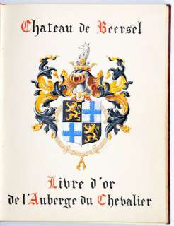 Le ChÃ¢teau de Beersel, livre d’or de l’auberge du… | Banque Dessinée