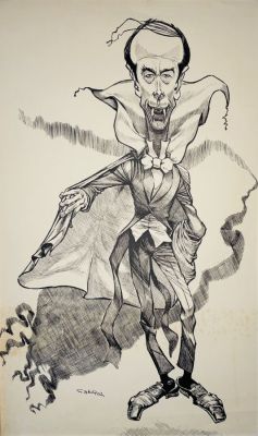 Cabrol Michel. Sans... | Lot 13 - CABROL Michel. Sans légende, (Caricature de Valerie... | Art Valorem
