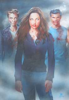 Matt Busch - Twilight Zombie Parody - the Twitch Saga: Eek! Lips Painted Art - Signed