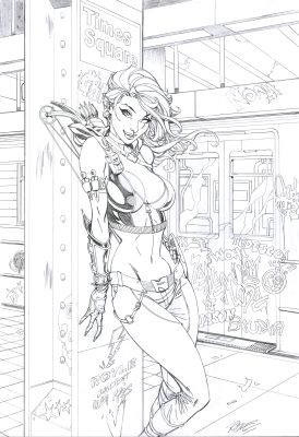 John Royle | Robyn Shadow Target Original Cover Art | Raremarq