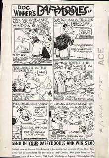 DAFFYDOODLES BY DOC WINNERS Strip Art | ComicConnect