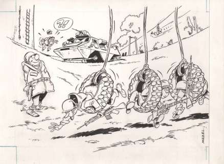 Mazel | IllustrationÂ humoristique Ã  l’encre de Chine sur… | Banque Dessinée