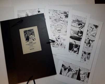 Tex nn. 673/675 - 5x Tavole Originali "Il Segno di Yama" in Portfolio - Firmate - Loose page - First edition | Catawiki