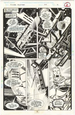 Tom Grindberg | Silver Surfer #102 p2 (Galactus Ship) | Nostalgic Investments