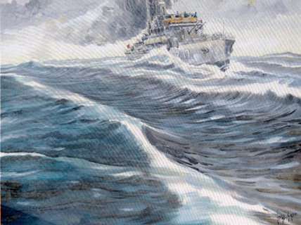 Dimitri. (Né En 1927) | DIMITRI. Â«Patrouilleur allemand Z17Â». Huile sur carton toilé, format&h | Tessier Sarrou