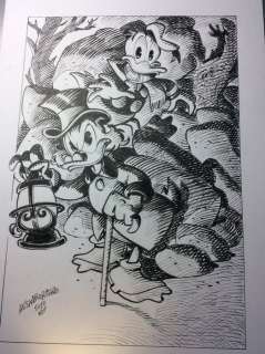 Donald Duck - â€œPaperi nella notteâ€ - Loose page - Unpublished - (2017/2017) | Catawiki