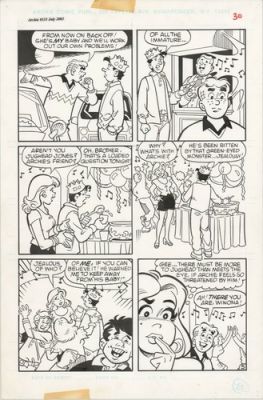 Archie 2003 Hand-inked original comic page from #535 Stan Goldberg Bob Smith p30 | eBay US (Buy It Now)
