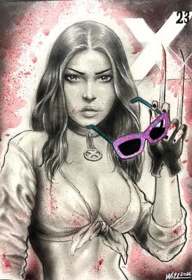 Will Arts | X-23 Mixed Media Art | Raremarq (Buy It Now)