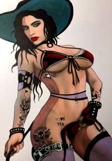 FumettÃ  Love Tex - illustrazione originale "Fumetta’" ( 29x42 cm) - Loose page - (2014) | Catawiki