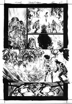 Jonas Scharf | Ultimate Endgame #3 Page 7 | Geoff M Art Sales
