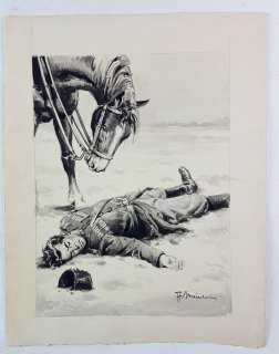 Alvaro Mairani - Illustr. Origin. "Il Cosacco" - Firmata - Loose page | Catawiki