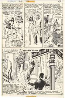 Gray Morrow - Adventure Comics #415 p4 (Half Splash with Zatanna)