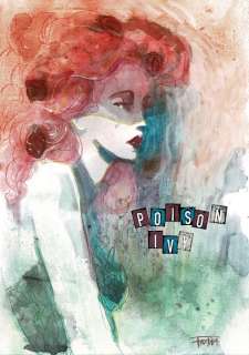 Poison Ivy - Original Painting - Fran Mariscal Signed - Watercolor Art | Catawiki