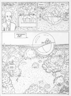 Moebius (Jean Giraud Dit) | MOEBIUS La déesse. Le monde d’Aedena Tome 3. Encre de Chine pour&helli | Coutau Bégarie