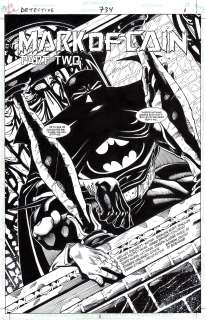 Damion Scott | Detective Comics #734 p.1 | Tavole Originali