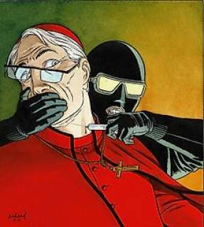 Juillard, André - Dessin original couleur - Couverture - Le Triangle Secret T5 - Acta est fabula - (2009) | Catawiki