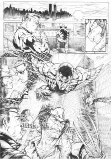 Wolverine - Sabotage - Original Page 4 - Sergi Domenech Signed (Front & Back) - Original Comic Art | Catawiki