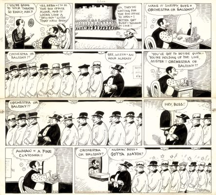Harry Hershfield | Abie the Agent Sunday page | Galerie Laqua